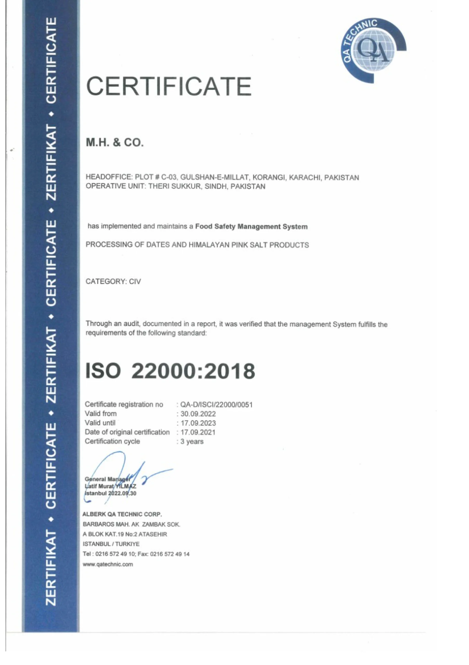 ISO 22000 2023